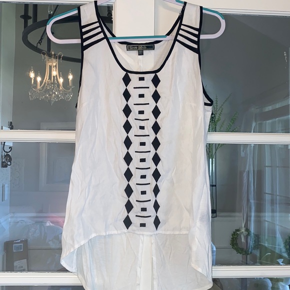 Love Stitch Tops - Love Stitch Aztec Blouse